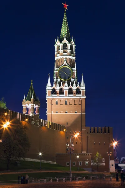 Ein spasski Turm des Moskauer Kreml. — Stockfoto