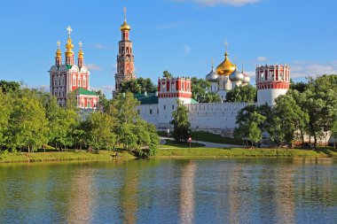 Moskova 'daki Novodevichy Manastırı.