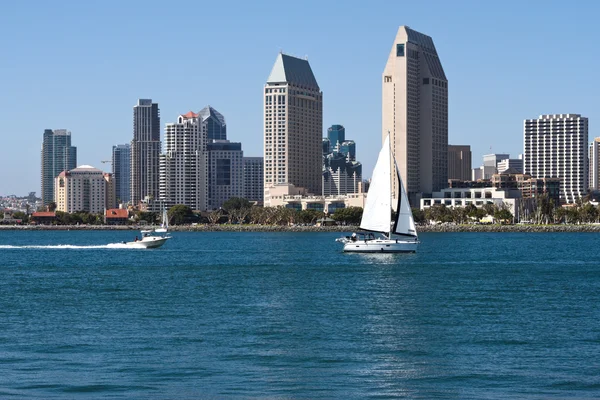 Városkép a belvárosi város San Diego, Amerikai Egyesült Államok — Stock Fotó