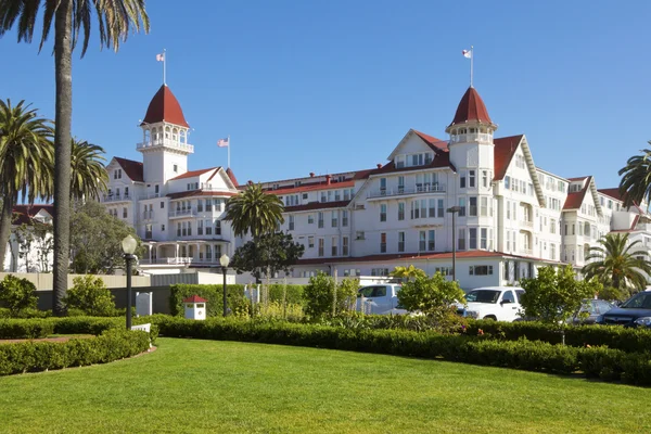 Отель Del Coronado в Сан-Диего, Калифорния, США — стоковое фото