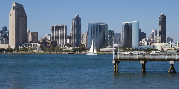 Paisaje urbano de Downtown City de San Diego, Estados Unidos Fotos De Stock