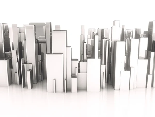 Abstract 3d city — Stock Photo, Image