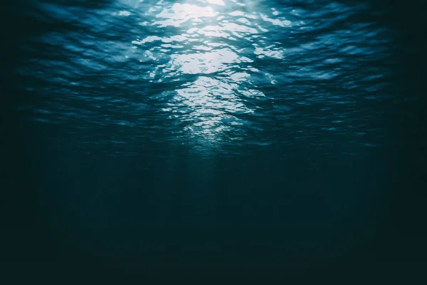Under the ocean dark ocean waves