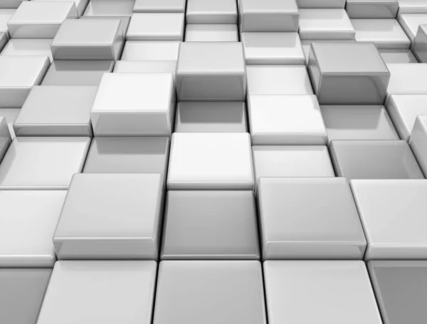 Glossy Cubes Geometric Design Background — Stock Photo, Image