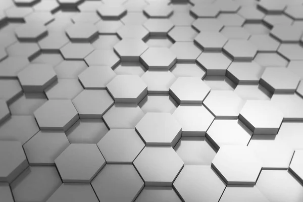 Diseño Técnico Fondo Hexagonal — Foto de Stock