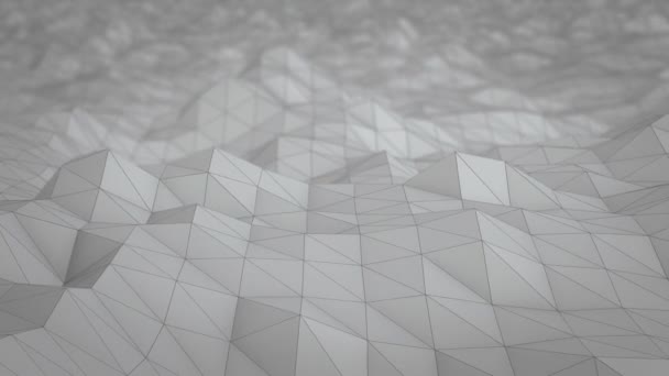 Abstraktes Geometrisches Polygon Animation Hintergrund — Stockvideo