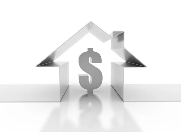 House Dollar Sign — Stock Photo, Image