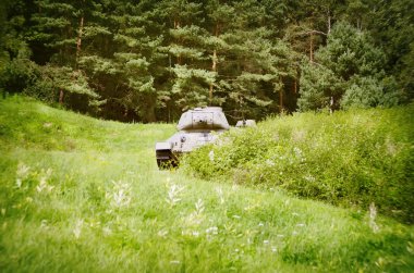 Slovakya tankları. Dukla geçidi Savaş Anıtı.