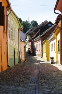 Ortaçağ şehri sighisoara Romanya