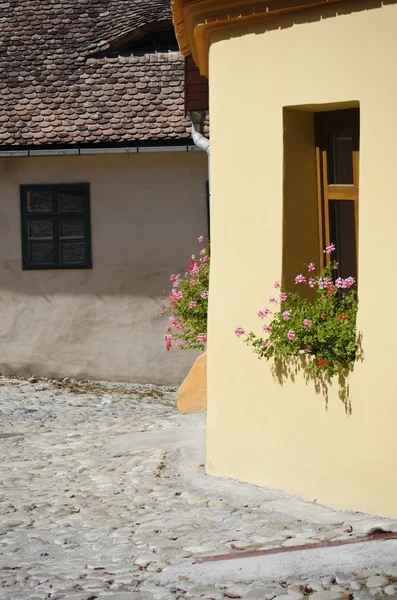 Středověké město sighisoara Rumunsko — Stock fotografie