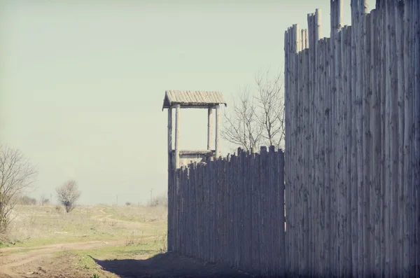 Old Wooden Fort — Stock Photo, Image