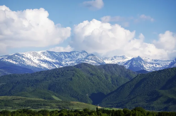 Carpathians Romania Over Cloudy Sky — Stock Photo, Image