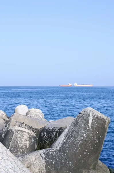Dalgakıran taş deniz — Stok fotoğraf
