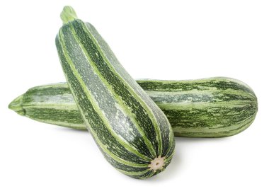 Beyaz bir arka planda olgun kabak resmi. İzole edilmiş