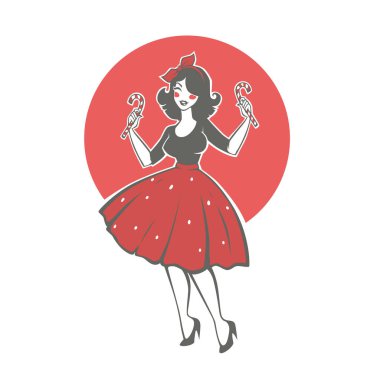 Mutlu Noeller ve mutlu yıllar eski kız imajı