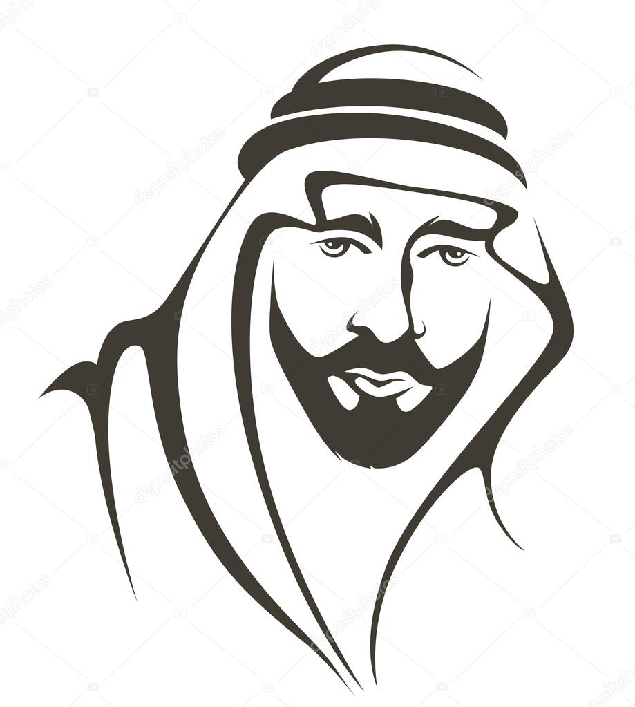 Handsome arabian man