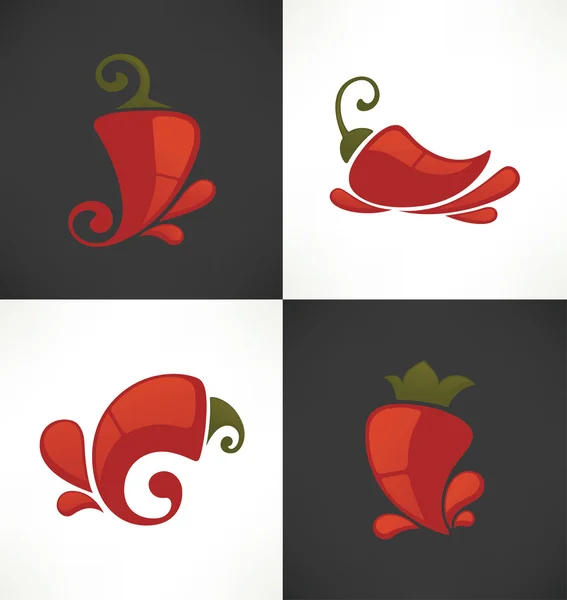 Pimienta picante — Vector de stock