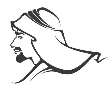 yakışıklı bir Arap adam