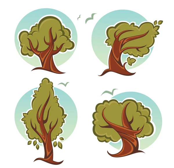 Vector set of ecology and nature, signs and icons — Stock Vector