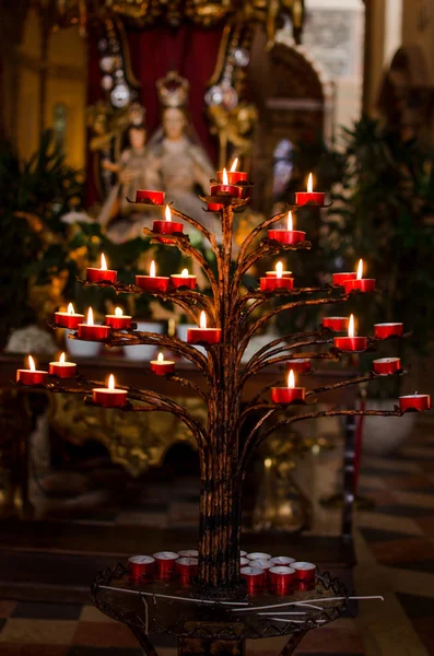 Candelero en la iglesia — Foto de Stock