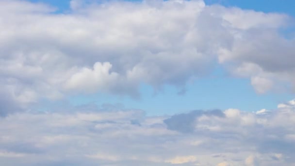 白云背景的时间 — 图库视频影像