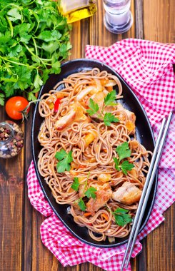 kızarmış et ve soba