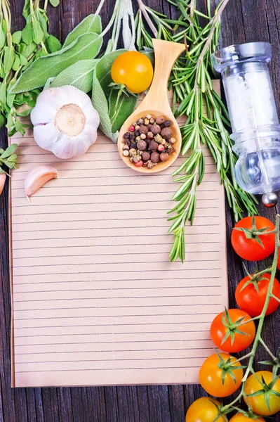 Aroma-kruiden en specerijen — Stockfoto