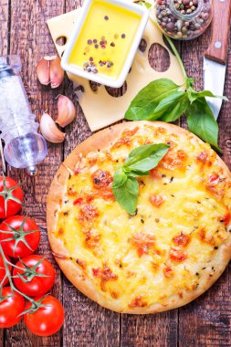 Masada peynirli pizza