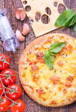 Masada peynirli pizza