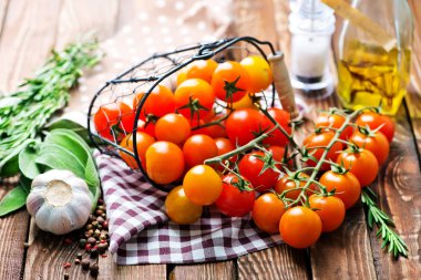 Olgun kırmızı domates 