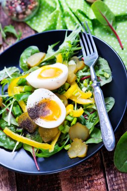 Lezzetli yumurta salatası 