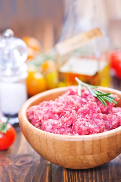 Raw minced meat — Stock Photo, Image