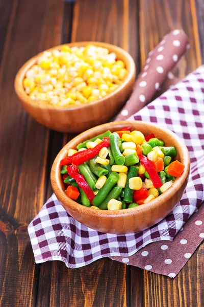 Mix vegetables in bowl — Stock Photo, Image