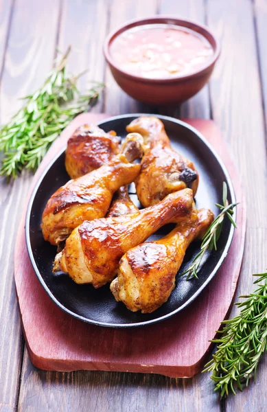 Baked chicken legs — Stock Photo, Image