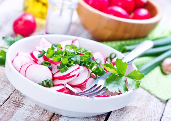 Frisk radise salat - Stock-foto