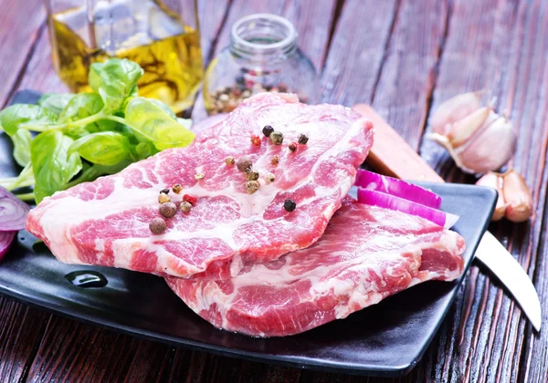 Raw meat for kebab — Stock Photo, Image