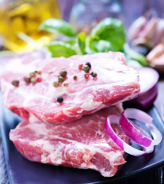 Raw meat for kebab — Stock Photo, Image