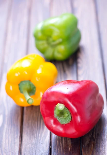 Color sweet peppers — Stock Photo, Image