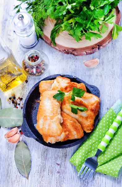 Lezzetli kızarmış balık 