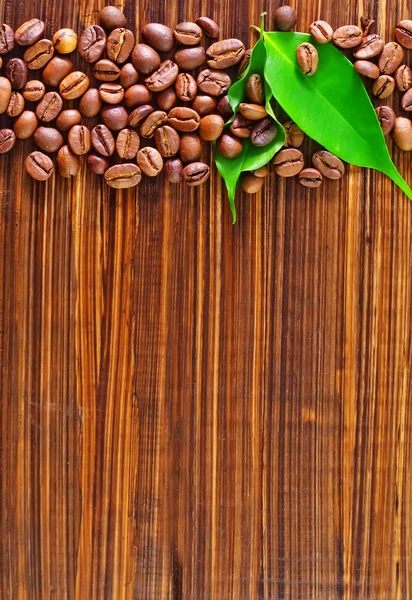 咖啡豆咖啡背景 — 图库照片