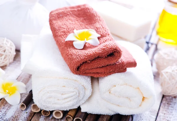 Products for massage and spa Royalty Free Stock Images