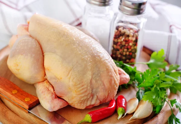 Tasty chicken on table — Stock Photo, Image