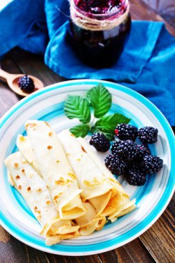 arka plan üzerinde lezzetli gözleme