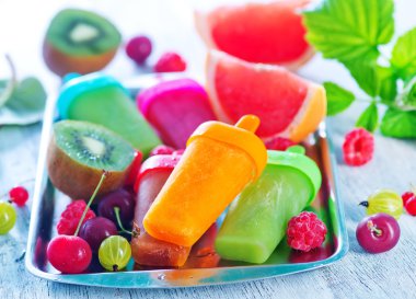 ev yapımı meyve icecreams