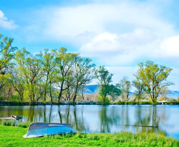 Summer  lake in Crimea — Stock Photo, Image