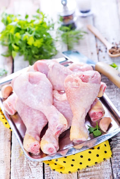 Raw chicken legs — Stock Photo, Image