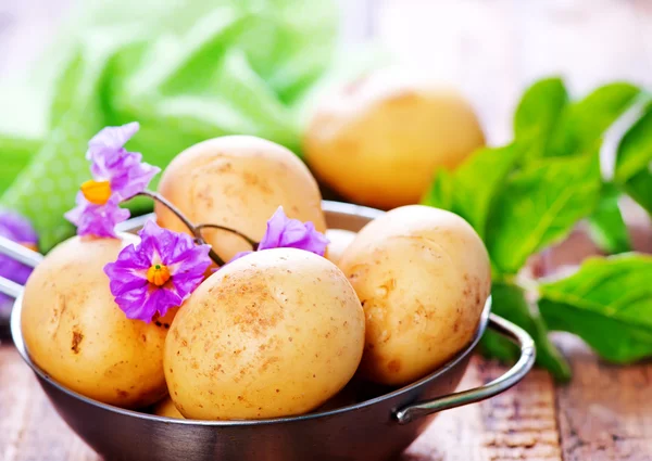 Syrové brambory v míse — Stock fotografie