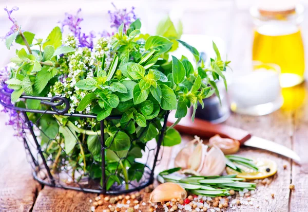 Friss növényi aroma fűszer — Stock Fotó