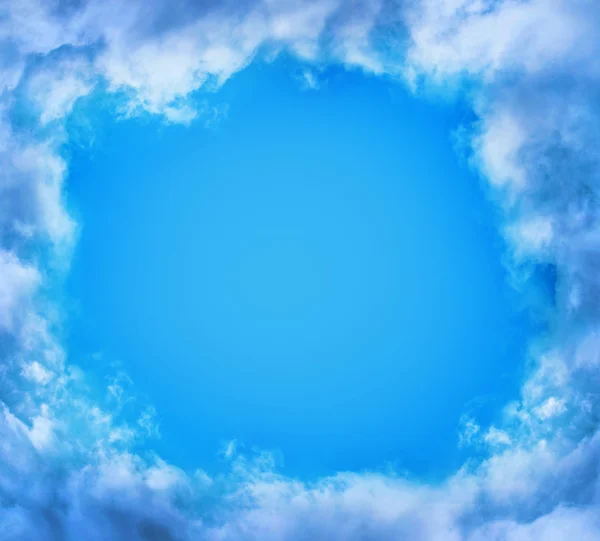 Beautiful blue sky — Stock Photo, Image