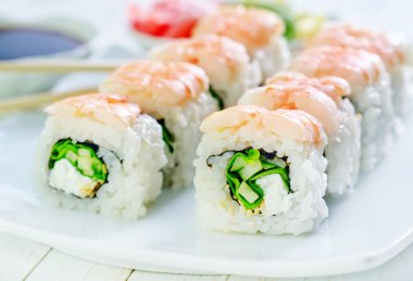 geleneksel Japon suşi 